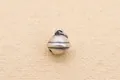 Vintage S999 sterling silver bell pendant with matte finish for DIY jewelry making - Small / Antique Color