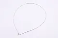 Elegant S925 sterling silver sparkled chain necklace with polished spring ring clasp - 925 Silver / Silver Platinum Plated