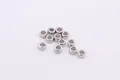 Cuentas de tubo en plata de ley S925 para joyería DIY con acabado metálico pulido - 2.5mm / Plata Chapada en Platino