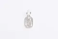 S925 sterling silver hollow Ruyi charm pendant with traditional Chinese characters - Ruyi Silver