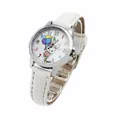 Orologio al quarzo per bambini con cinturino bianco e quadrante con coniglio e palloncini - Bianco