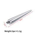 Polished stainless steel spike cone pendant 24mm charm for DIY jewelry and necklaces - 4x24mm / Steel