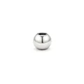 Gepolijste roestvrijstalen ronde kraal met spiegelglans voor DIY-sieraden - 2mm x 1mm / Zilver
