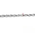 High-quality 6mm wide stainless steel woven chain for DIY jewelry making accessories - Oval Double Woven Chain (B900) / Steel Color