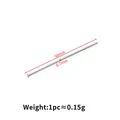 Stainless steel flat head pins 0.7x50mm for DIY jewelry making accessories - Flat Head Pin / Steel