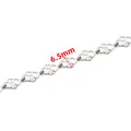 6.5mm stainless steel shell shaped link chain for DIY jewelry making necklaces - Sunflower Chain / Width 6.5mm / Steel