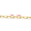Golden stainless steel chain variant with 6mm link width and 1.2mm wire diameter for DIY jewelry - 1.2x6x12mm / Gold