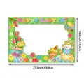 Easter selfie frame with bunny and chick designs for party photo booth 27.5x18.8 inch - Easter Photo Frame Green / 69.9cmx47.9cm / Green