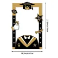 Cornice per foto laurea 2025 in nero e oro, dimensioni 70 x 47 cm per decorazioni - Oro Nero