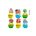 Décorations de cupcakes pour remise de diplôme avec thèmes scolaires et designs colorés - Toppers Cupcake
