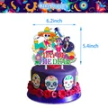 Topper para tarta Día de los Muertos con músicos esqueleto para decoración de fiesta - Decoración para tarta