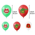Christmas ugly sweater balloons set 12 inch red green white party festive ornaments - Festive Balloons