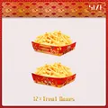 Set of 12 Chinese New Year snack boxes with traditional red dragon and Fu character design - New Year Theme Snack Tray