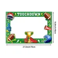 Amerikaans Voetbal Fotolijst Rekwisiet met Helm en Trofee voor Sportthemafeestjes - Super Bowl Voetbalstijl