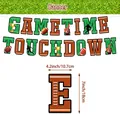 Striscione Super Bowl con scritte Game Time e Touchdown per decorazioni festa di rugby - Banner