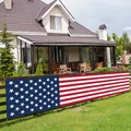 Independence Day large American flag fence banner for outdoor garden decoration - Garden Banner Style Four