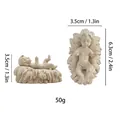Set di statuine di Gesù bambino in resina beige per decorazione del presepe - Bambino Gesù Beige (MCD-026)