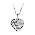 Collana commemorativa a cuore in argento con impronta di zampa e incisione su catena - Stile Strass Bianco (A1707WH)