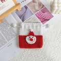 Pochon de Noël Père Noël fait main au crochet avec cordon de serrage pour cadeaux et bonbons - Père Noël
