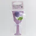 Bouquet de tulipes violettes tricotées avec perles et emballage cadeau - Tulipe Violet Clair