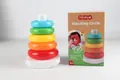 Rainbow stacking tower toy with 5 colorful rings and 6M+ packaging box for babies - Five-Layer Rainbow Stacking Tower (8050)