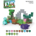 Costruzioni magnetiche dinosauro mondo pixel set da 172 pezzi con cubi da 25mm - Set Mondo Dinosauro (B168-831)