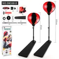 Adjustable kids boxing speed ball set with red gloves and height-adjustable stand - 1.03m Boxing Ball Set (SM168-8)