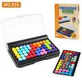 Children's 3D logic puzzle toy with colorful beads and 120 challenge levels in black box - 055 Multicolor Magic Beads