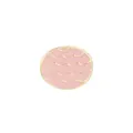Cute mini enamel badge featuring pink wavy pattern and gold metal edges brooch - Pink Wave Style (XZ1035)