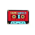 Pin de esmalte colorido de casete retro Hope World con diseño HIXTAPE vibrante - Estilo de Cassette Vintage (XZ1457)