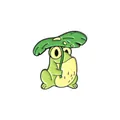 Grenouille avec Parapluie de Feuille (CC2138)