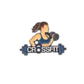 Spilla in smalto Crossfit con donna che solleva manubri e logo con kettlebell - Stile Ragazza Fitness Sollevamento Pesi(WY2677)