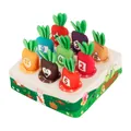 Colorful plush carrot pulling toy set with numbered carrots for kids early education - Small Number Matching Style (NO.955-1)
