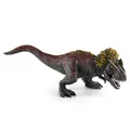 Realistic feathered T-Rex dinosaur model toy in grey and reddish-brown finish - Black