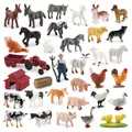 Set completo di figurine animali da fattoria con trattore, fienile e bestiame reale - Collezione Animali Fattoria Trattore Stalla Fattore (BL-10059)
