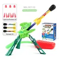 Grünes Dilophosaurus Spielzeug Raketenwerfer Set mit sechs Schaumstoffraketen für Kinder - Grüner Dilophosaurus (NO.167-1C)