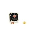 Black book enamel pin featuring 'I Love Reading' text and a pink bookmark detail - I Love Reading Style (CZ0408-3)