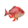 Lifelike red sea bream fish model with realistic scales and fins for aquatic decor - Red Snapper (PL127-1137)