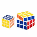 3x3 Standard Magic Cube in white frame with original plastic wrap packaging - Standard Style (P168-4)