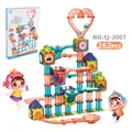 DIY Magnetic building blocks set with 262 pieces of colorful marble run track - Model CJ-2007