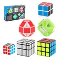 Educational puzzle cube gift set with 2x2 3x3 mirror and snake twist cubes for kids - Magic Snake and Cube Combination Set (FX7759)