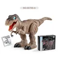 Brown T-Rex building kit with manual and original packaging box for children - Tan