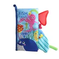 Libro sensorial para bebés con colas de animales marinos y diversas texturas - Vida marina (FISH TAILS)
