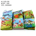 Set de 6 libros de tela educativos para bebés con temas de animales, letras y naturaleza - Estilo de Serie JL551-JL556