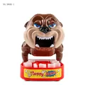 Giocattolo scherzo bulldog con vassoio d'ossa in finitura marrone scuro modello 9808-1 - Un Cane Aggressivo Che Morde Le Mani Del Peso Di 038 Kg.