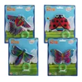 Set de mini cerfs-volants avec motifs poissons, coccinelles, libellules et papillons colorés - Insecte (Style Aléatoire)