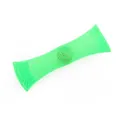 Green mesh marble fidget toy keychain with sliding glass bead for stress relief - Marble Mesh