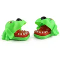 Mini green bulldog biting finger prank toy with vivid cartoon expression - Mini Dog (CC-25)