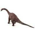 Realistic brown Diplodocus dinosaur model with detailed skin texture on a white background - Brown