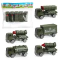 Detailed military truck set including missile launchers and oil tankers for children - Military Model (A6)